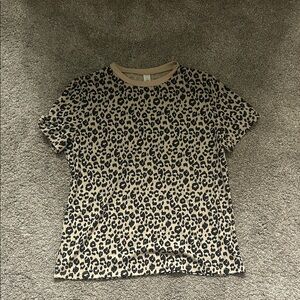 Leopard Print Kids T-Shirt